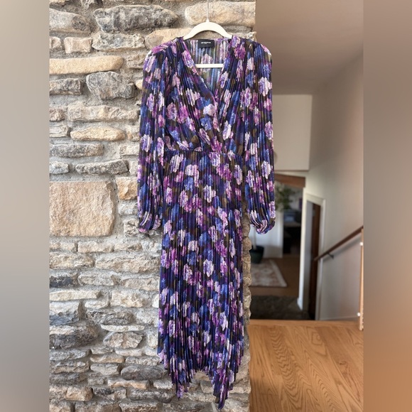 NWT The Kooples Multicolor Floral Dress, Size 0 - Picture 2 of 9